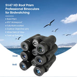 SVBONY SV47 Professional Bird Watching Binoculars – 8x32 / 8x42 / 10x42 Powerful HD Telescope | IPX7 Waterproof Camping & Survival Gear thumbnail 17