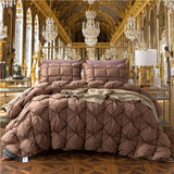 100% Goose Down Duvet – 3D Quilted Luxury Comforter for King, Queen, Full Size – Winter Thick Blanket thumbnail 4