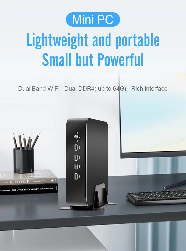 Core i9-9880H Mini Desktop PC – High-Performance Gaming & Office Mini Host
