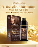 Mokeru Natural Organic Hair Color Shampoo – Permanent Long-Lasting Dye for Women & Men, Argan Oil Infused, 500ml thumbnail 10