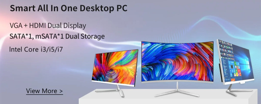 22 Inch All-in-One PC Windows 10 System I3 I5 I7 I9 DDR3 DDR4 RAM Touchscreen SSD/HDD Desktop Computer