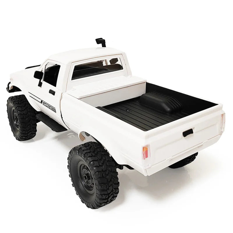 WPL C24-1 1:16 Scale 4WD RC Rock Crawler Truck with LED Lights – 2.4G Remote Control Off-Road Buggy