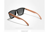 KINGSEVEN Natural Bubinga Wooden Polarized Sunglasses UV400 Square Frame B-5510 thumbnail 11
