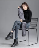 Thermal Fleece-Lined High-Waist Skinny Jeans for Women – Warm Stretch Winter Pencil Pants thumbnail 18