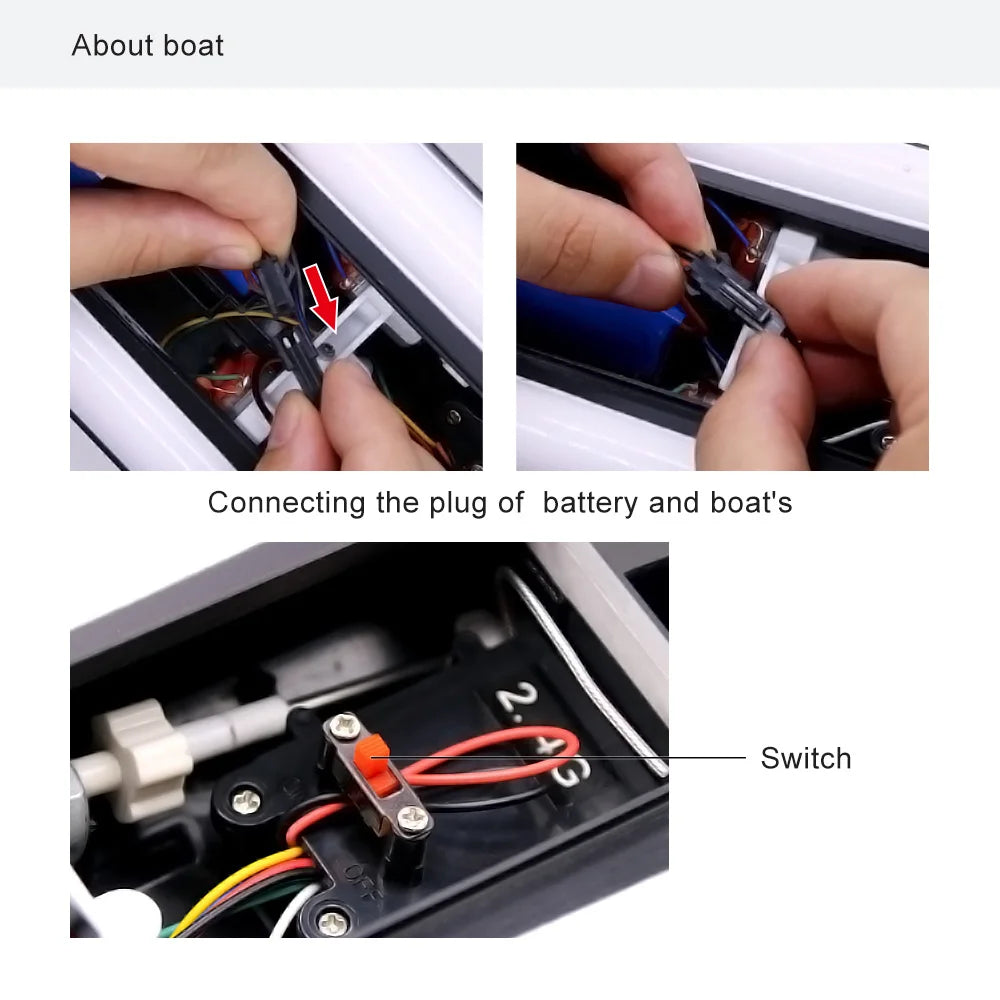 2.4G LSRC-B8 High-Speed RC Racing Boat – Waterproof Electric Remote Control Speedboat for Teens