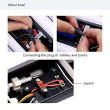 2.4G LSRC-B8 High-Speed RC Racing Boat – Waterproof Electric Remote Control Speedboat for Teens thumbnail 4