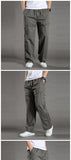 Men’s Cotton Cargo Pants – Loose Fit Work & Casual Joggers up to 6XL thumbnail 12