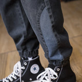 Men’s Plus Size Loose Harem Jeans – Streetwear Cargo Jogger Denim Pants thumbnail 17