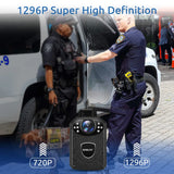 Boblov KJ21 Body-Worn Mini Camera 1296P HD DVR with IR Night Vision and 170° Wide Angle thumbnail 5