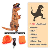 T-Rex Inflatable Dinosaur Costume – Kids & Adults Tyrannosaurus Fancy Dress thumbnail 6