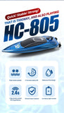 Mini Remote Control Boat 5 km/h – Wireless High-Speed Model Boat with LED Lights thumbnail 11
