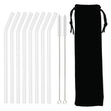 High Borosilicate Glass Straw Set – Reusable Eco-Friendly Drinking Straws with Cleaning Brush thumbnail 28