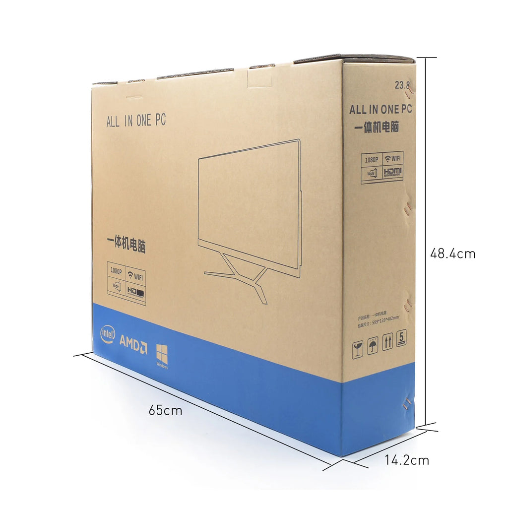 AOTESIER 22-24 Inch All-in-One PC Core i5/i7 Gaming Computer 8/16GB RAM 250GB SSD Full Set with Windows