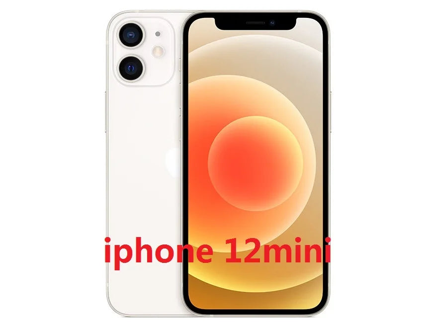 USED Original iPhone 12 Mini 5G Mobile Phone 4GB RAM 64/128/256GB iOS A14 5.4" Dual 12MP Camera
