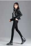 Thermal Fleece-Lined High-Waist Skinny Jeans for Women – Warm Stretch Winter Pencil Pants thumbnail 37