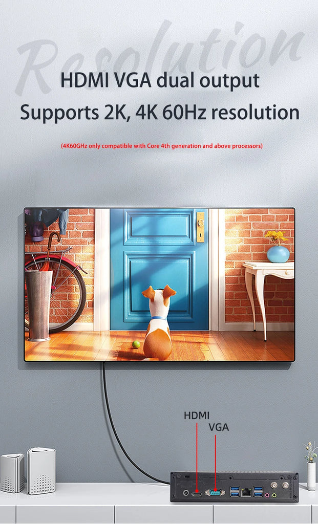 Intel Mini Desktop PC – 8GB/16GB RAM, 512GB/1TB SSD, Wifi5, Win11 Pro, Core i3/i5/i7/i9 – Office & School Computer