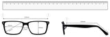 ZENOTTIC Butterfly Polarized Prescription Sunglasses Handmade Acetate Square Optical Shades for Women – Custom Myopia, Hyperopia & Astigmatism Lenses thumbnail 31