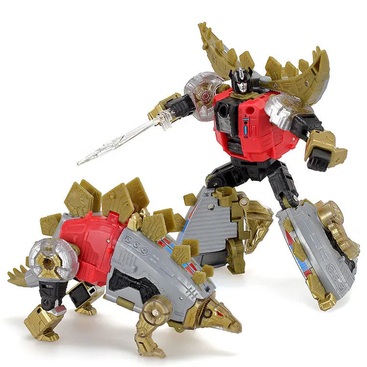 5-in-1 Dinoking Volcanicus Grimlock & Dinobots Transforming Robot Action Figures