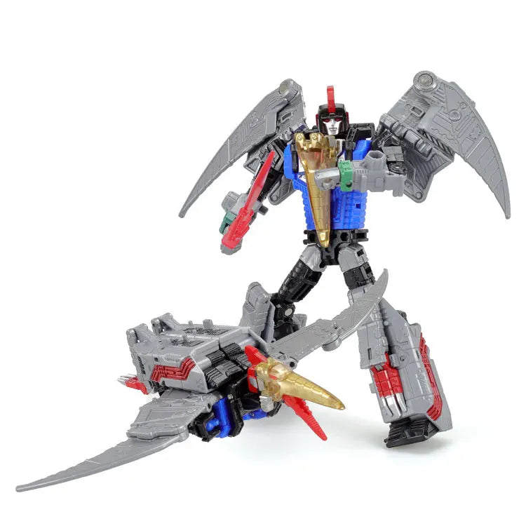 5-in-1 Dinoking Volcanicus Grimlock & Dinobots Transforming Robot Action Figures