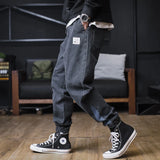 Men’s Plus Size Loose Harem Jeans – Streetwear Cargo Jogger Denim Pants thumbnail 14