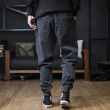 Men’s Plus Size Loose Harem Jeans – Streetwear Cargo Jogger Denim Pants thumbnail 15