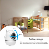 5-Inch Video Baby Monitor with Camera and Audio, 4X Zoom, 22Hrs Battery, 1000ft Range, 2-Way Audio, Temperature Sensor & Lullaby thumbnail 22