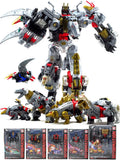 5-in-1 Dinoking Volcanicus Grimlock & Dinobots Transforming Robot Action Figures thumbnail 9