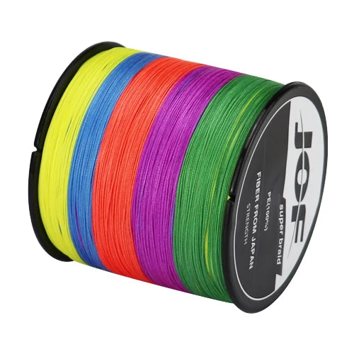 JOF 4-Strand 300M PE Braided Fishing Line – Ultra-Strong Multifilament Line (8LB–80LB) | High Sensitivity & Smooth Casting