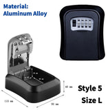 Wall Mount Key Lock Box 4-Digit Combination Security Safe for Home & Office thumbnail 18