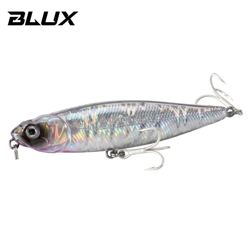 BLUX RIPPLE 87 Topwater Pencil Lure – 87mm 9g “Walk the Dog” Hard Bait for Bass & Saltwater Fishing