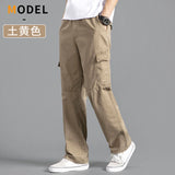 Men’s Cotton Cargo Pants – Loose Fit Work & Casual Joggers up to 6XL thumbnail 36