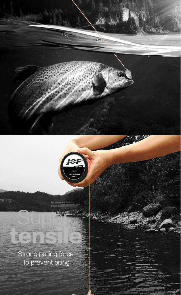 JOF 4-Strand 300M PE Braided Fishing Line – Ultra-Strong Multifilament Line (8LB–80LB) | High Sensitivity & Smooth Casting