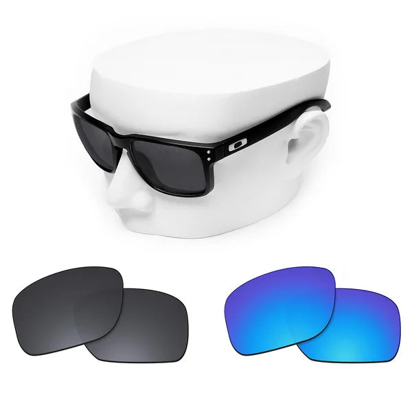 OOWLIT Polarized Replacement Lenses for Oakley Holbrook OO9102 – UV400 Mirror Polycarbonate Upgrade