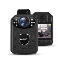 Boblov KJ21 Body-Worn Mini Camera 1296P HD DVR with IR Night Vision and 170° Wide Angle