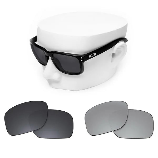 OOWLIT Polarized Replacement Lenses for Oakley Holbrook OO9102 – UV400 Mirror Polycarbonate Upgrade