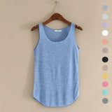 Women’s Summer Fitness Tank Top – Plus Size Loose Fit Cotton O-Neck Casual Top thumbnail 1