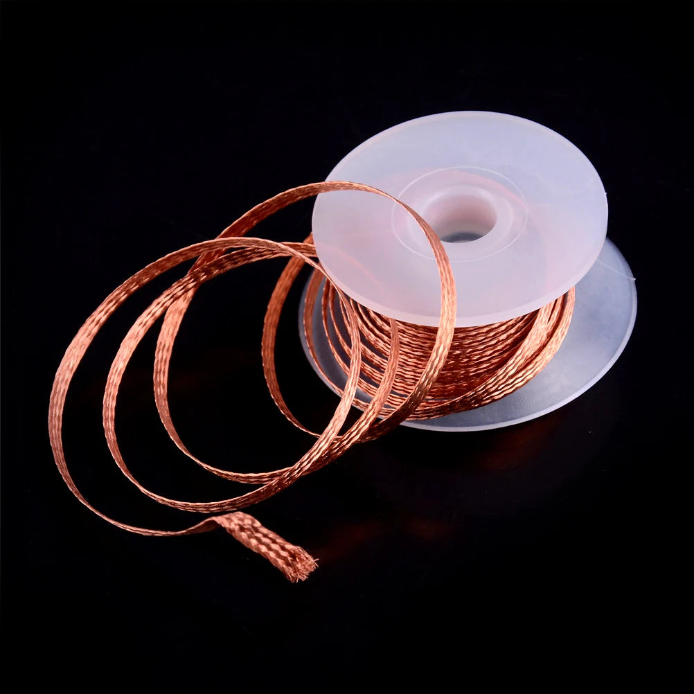 1PC 2.0mm / 3.5mm 1.5M Desoldering Braid Solder Wick Wire Repair Tool