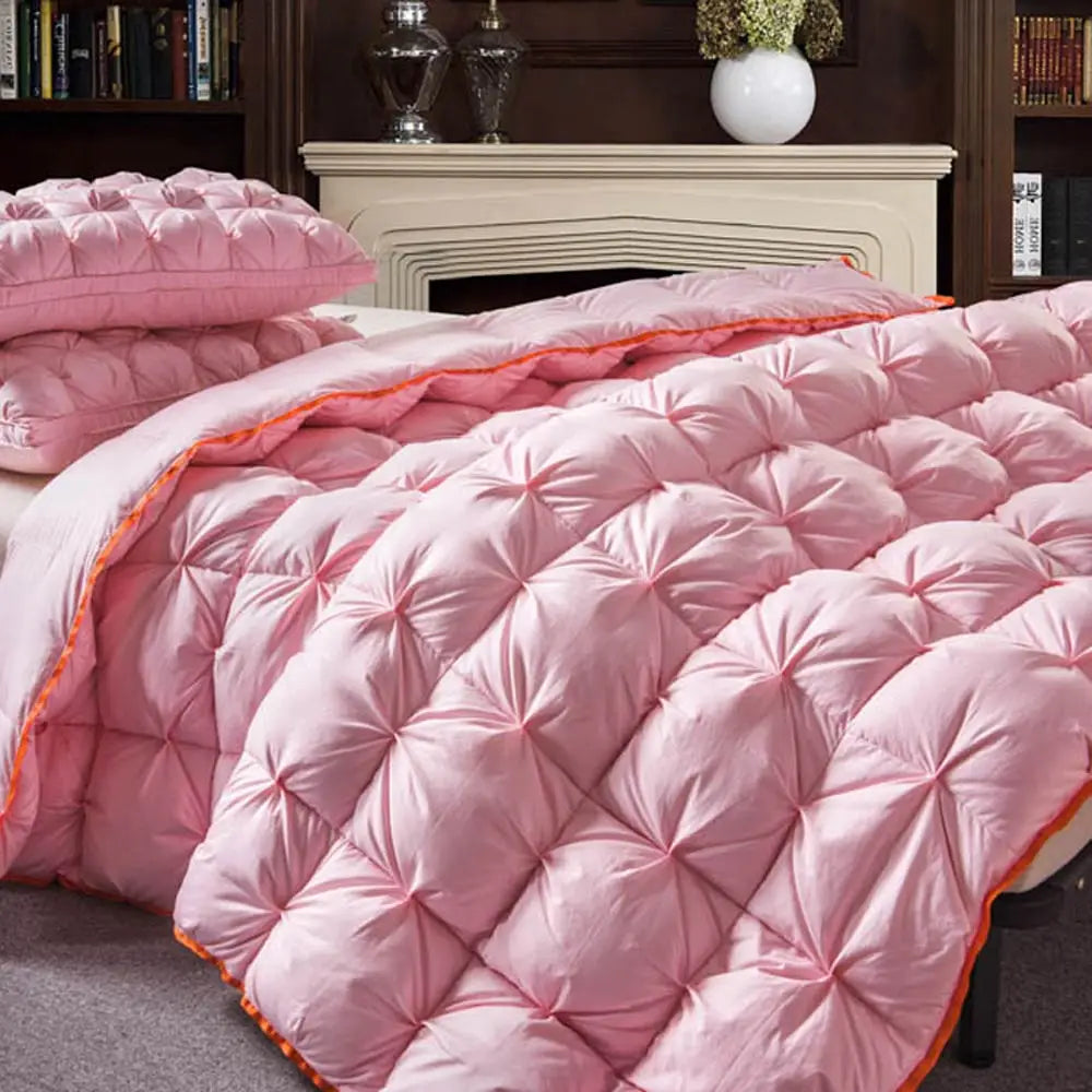 100% Goose Down Duvet – 3D Quilted Luxury Comforter for King, Queen, Full Size – Winter Thick Blanket
