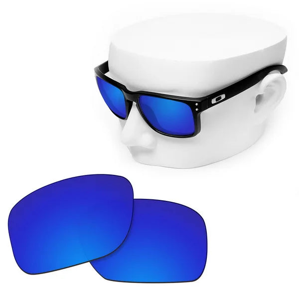 OOWLIT Polarized Replacement Lenses for Oakley Holbrook OO9102 – UV400 Mirror Polycarbonate Upgrade