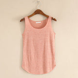 Women’s Summer Fitness Tank Top – Plus Size Loose Fit Cotton O-Neck Casual Top thumbnail 6