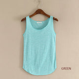 Women’s Summer Fitness Tank Top – Plus Size Loose Fit Cotton O-Neck Casual Top thumbnail 12