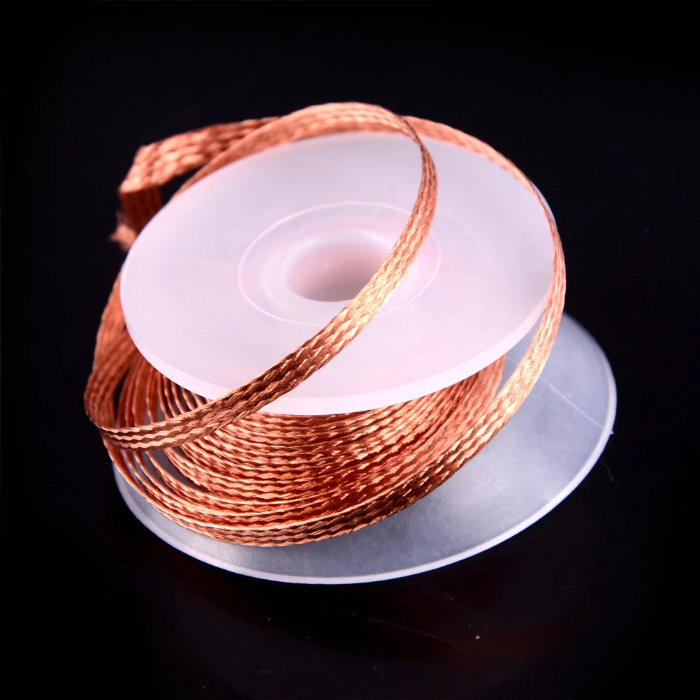1PC 2.0mm / 3.5mm 1.5M Desoldering Braid Solder Wick Wire Repair Tool