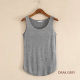 Women’s Summer Fitness Tank Top – Plus Size Loose Fit Cotton O-Neck Casual Top thumbnail 11