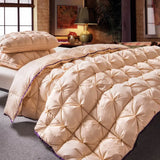 100% Goose Down Duvet – 3D Quilted Luxury Comforter for King, Queen, Full Size – Winter Thick Blanket thumbnail 23