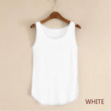 Women’s Summer Fitness Tank Top – Plus Size Loose Fit Cotton O-Neck Casual Top thumbnail 19