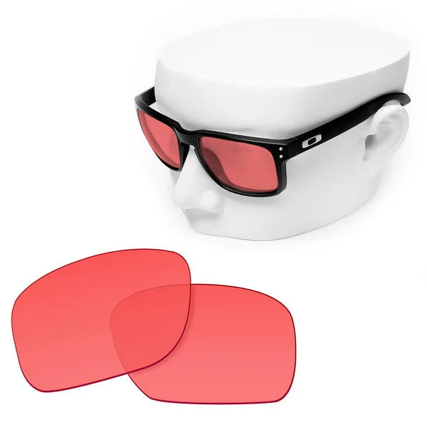 OOWLIT Polarized Replacement Lenses for Oakley Holbrook OO9102 – UV400 Mirror Polycarbonate Upgrade
