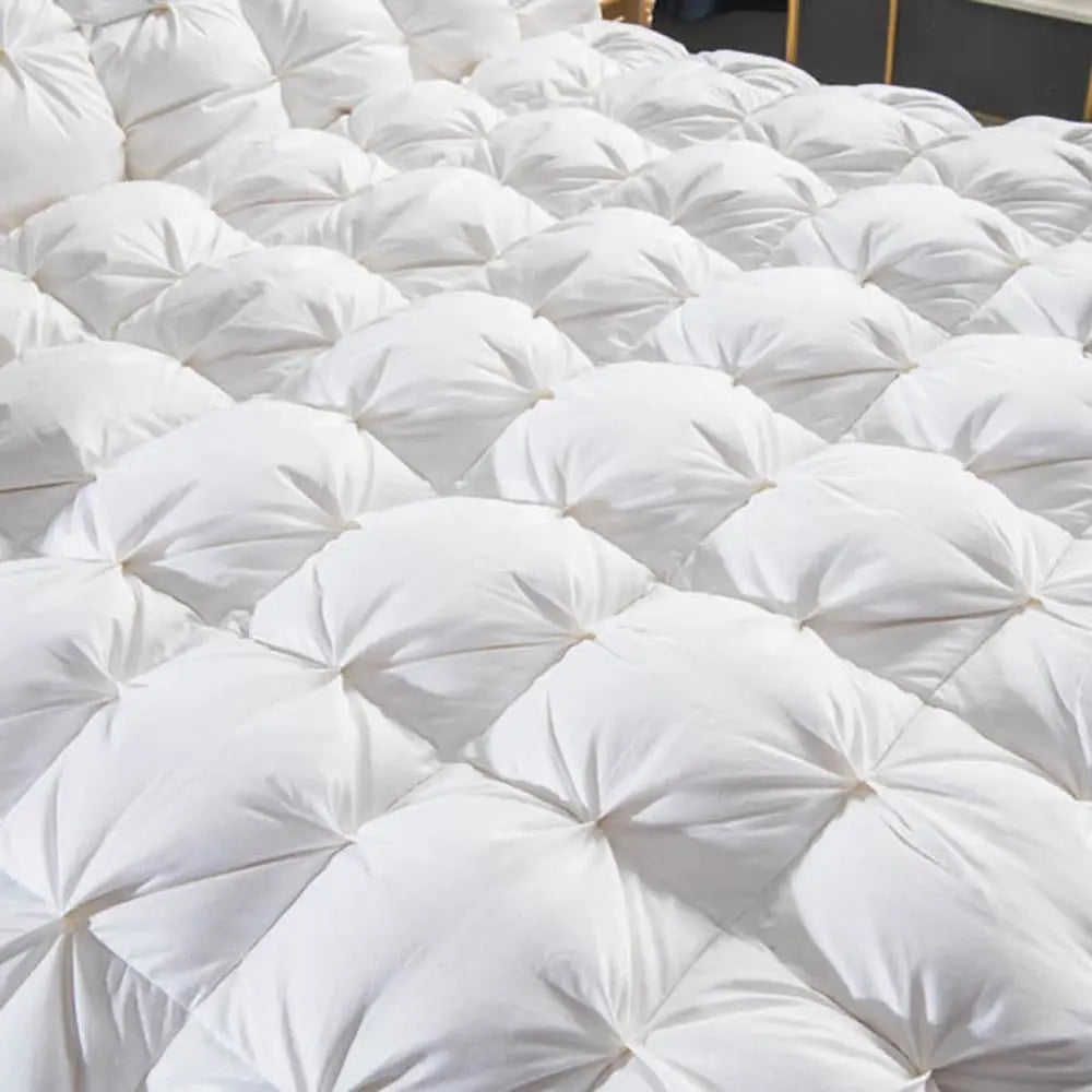 100% Goose Down Duvet – 3D Quilted Luxury Comforter for King, Queen, Full Size – Winter Thick Blanket