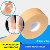 1-Roll 2.5cm x 5m Elastic Waterproof Foam Tape – Wear-Resistant Bandage for Sports & First Aid
