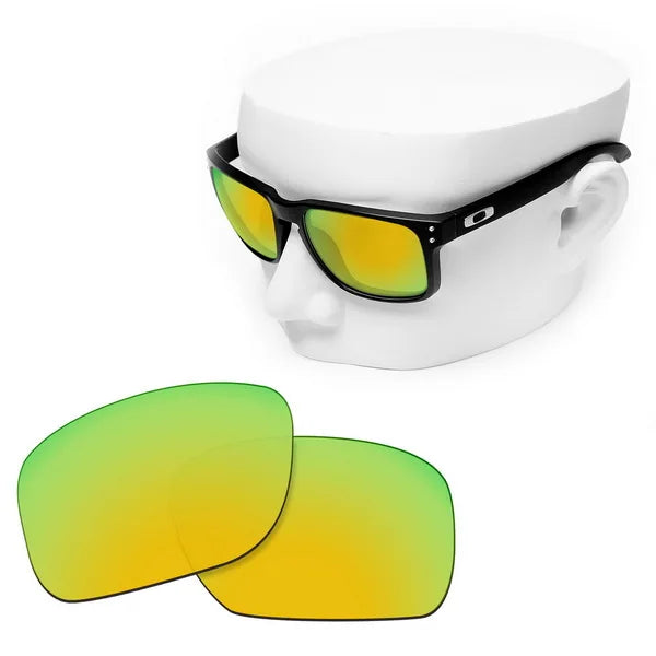 OOWLIT Polarized Replacement Lenses for Oakley Holbrook OO9102 – UV400 Mirror Polycarbonate Upgrade