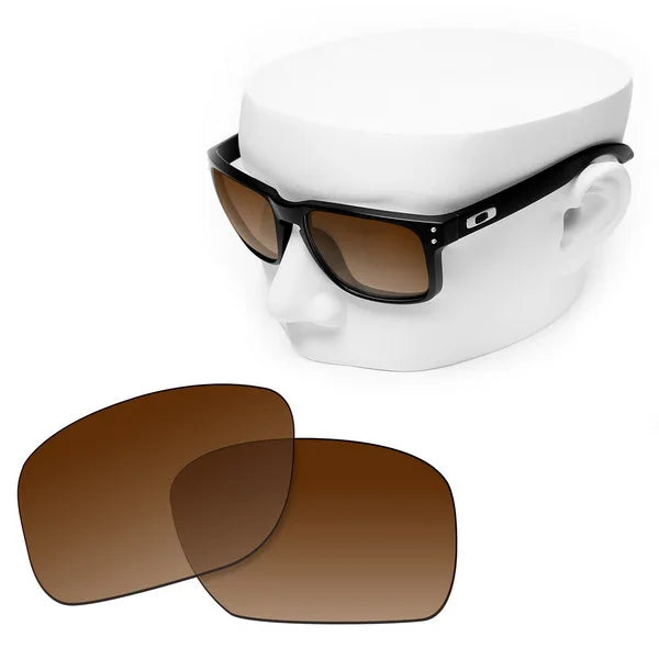OOWLIT Polarized Replacement Lenses for Oakley Holbrook OO9102 – UV400 Mirror Polycarbonate Upgrade